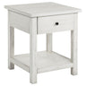Payne - 1 Drawers Wood End Table with Shelf