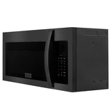 ZLINE Kitchen Package with 30 in. Black Stainless Steel Rangetop and 30 in. Over The Range Microwave with Modern Handle (2KP-RTBOTR30) - (2KPRTBOTR30) -