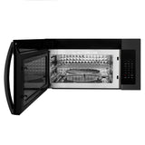 ZLINE Kitchen Package with 30 in. Black Stainless Steel Rangetop and 30 in. Over The Range Microwave with Modern Handle (2KP-RTBOTR30) - (2KPRTBOTR30) -