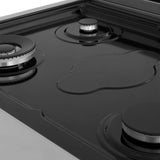 ZLINE Kitchen Package with 30 in. Stainless Steel Rangetop and 30 in. Over The Range Microwave with Modern Handle (2KP-RTOTR30) - (2KPRTOTR30) -