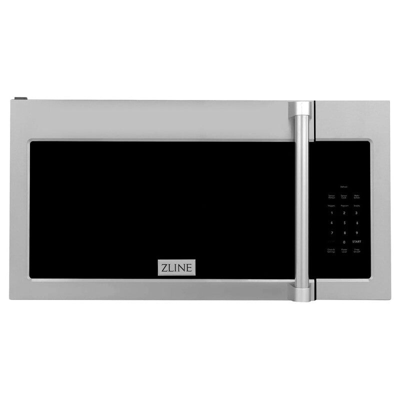 ZLINE Kitchen Package with 30 in. Stainless Steel Rangetop and 30 in. Over The Range Microwave with Modern Handle (2KP-RTOTR30) - (2KPRTOTR30) -