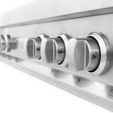 ZLINE Kitchen Package with 48 in. Stainless Steel Rangetop and 48 in. Convertible Range Hood (2KP-RTRH48) - (2KPRTRH48) -