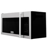 ZLINE Kitchen Package with 30 in. Satin Stainless Steel Rangetop and 30 in. Over The Range Microwave with Modern Handle (2KP-RTSOTR30) - (2KPRTSOTR30) -