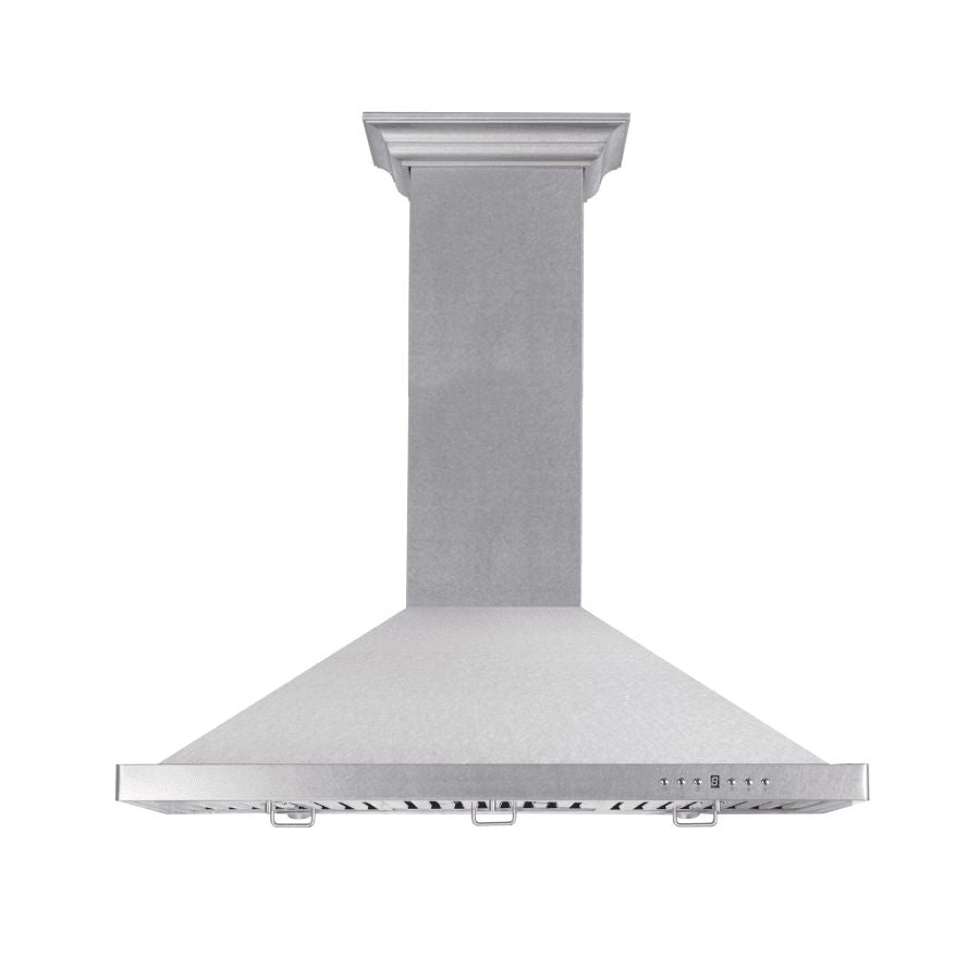 ZLINE Kitchen Package with 30 in. Satin Stainless Steel Rangetop and Convertible Range Hood (2KP-RTSRH30) - (2KPRTSRH30) -