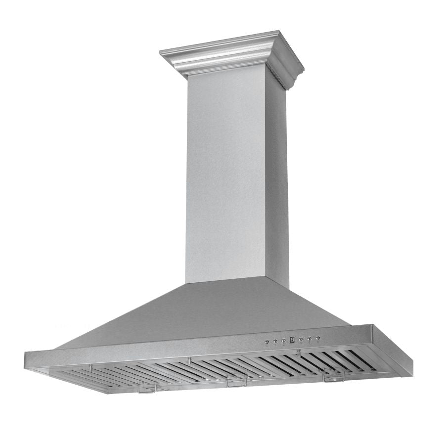 ZLINE Kitchen Package with 30 in. Satin Stainless Steel Rangetop and Convertible Range Hood (2KP-RTSRH30) - (2KPRTSRH30) -