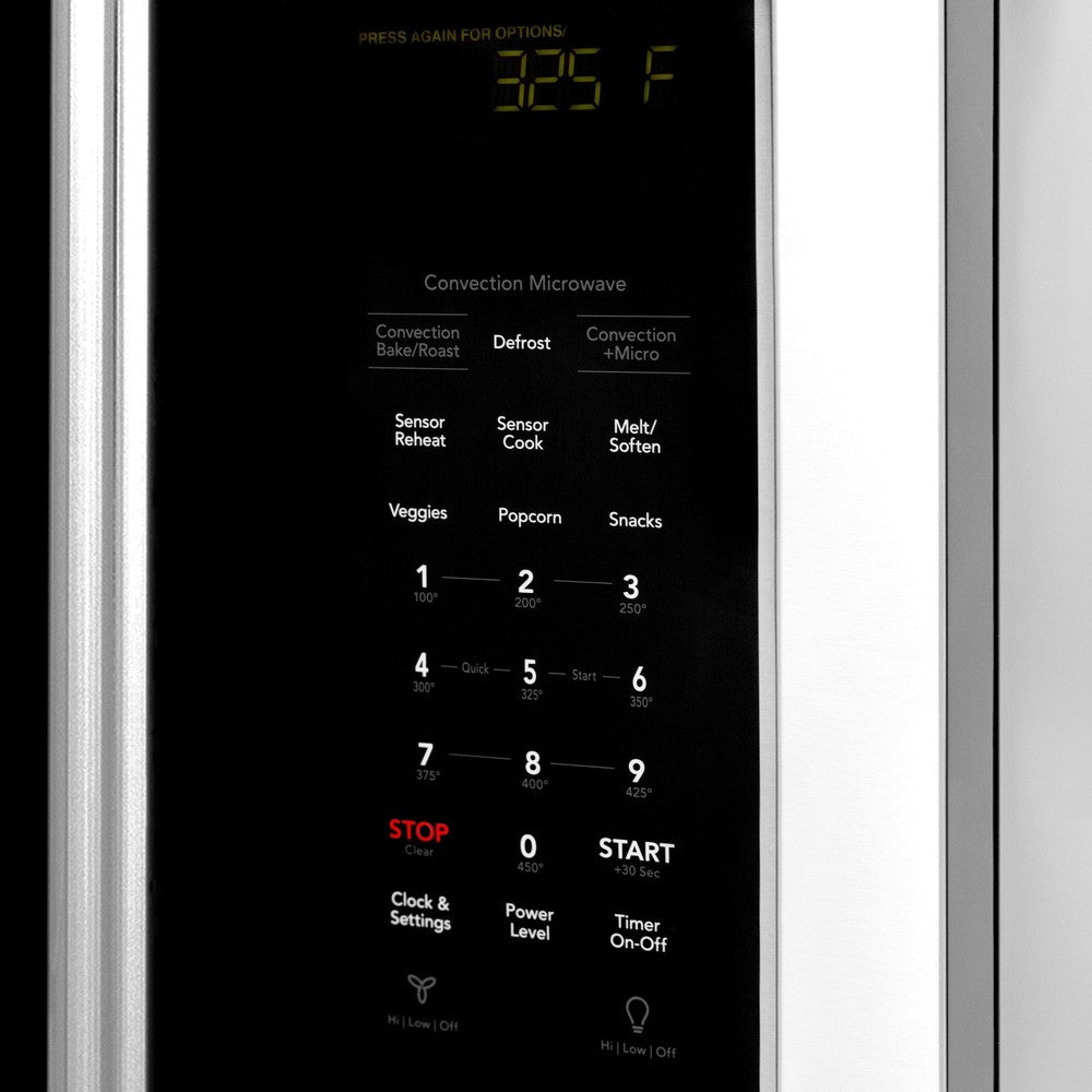 ZLINE 30 in. Kitchen Package Stainless Steel Gas Range and Over The Range Microwave with Modern Handle (2KP-SGROTR30) - (2KPSGROTR30) -