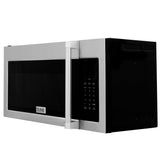 ZLINE 30 in. Kitchen Package Stainless Steel Gas Range and Over The Range Microwave with Modern Handle (2KP-SGROTR30) - (2KPSGROTR30) -