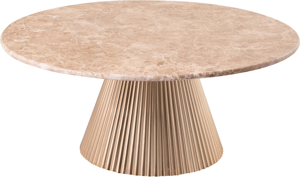 Cindra - Genuine Marble Top And Iron Base Table