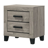 Mari - Nightstand - Light Gray Finish