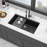 Quartz Kitchen Sink, Composite Workstation, Undermount