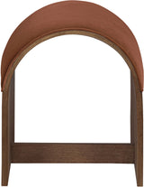 Sable - Velvet Performance Fabric Upholstered Bench