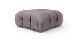 Orin - Velvet Performance Fabric Upholstered Modular Ottoman