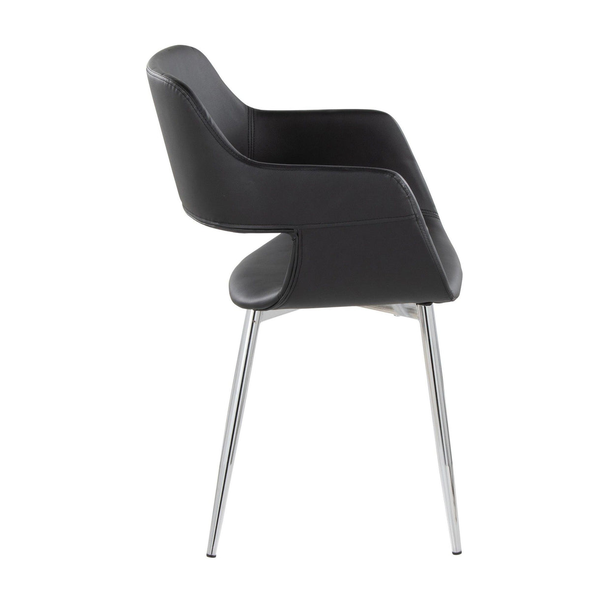 Margarite - Dining / Accent Chair - Chrome Metal (Set of 2)