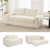 Convertible Loveseat Sofa Bed With Memory Foam & Steel Frame