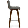 Roland - Upholstered Swivel Counter Height Stool