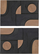 Element - Mango Wood 2 Piece Wall Art
