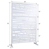 Outdoor & Indoor Privacy Screen Metal Privacy Screen