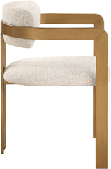 Aurum - Linen Textured Fabric Upholstered Dining Chair (Set of 2)