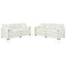 Modern Chenille Oversized Deep Seat Luxury 2 Piece Sofa Set With 4 Pillows