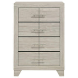 Trenton - 4-Drawer Bedroom Chest Of Drawers - Rustic Cream