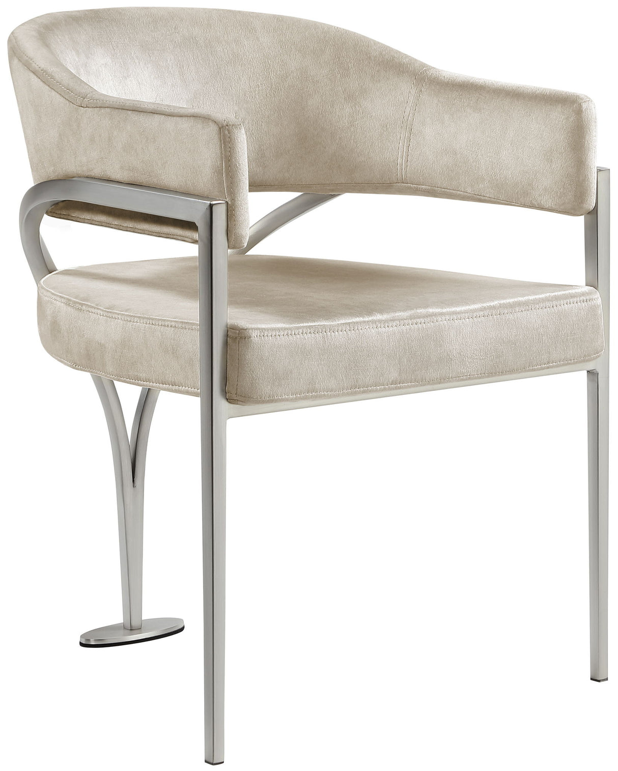 Madelyn - Dining Chair (Set of 2) - Brushed Chrome