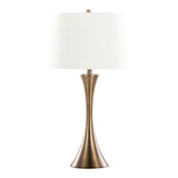 Lenuxe - 29" Metal Table Lamp (Set of 2) - White