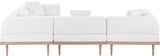 Laguna - 4 Piece 106.5" Upholstered Outdoor Patio Modular Sectional