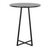 Cosmo - Counter Table - Black Metal