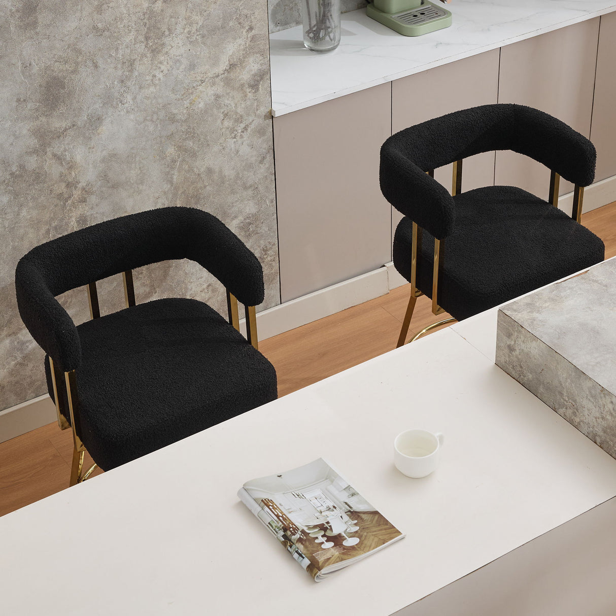 Decorative Upholstered Side Chair For Living Room (Set of 2)