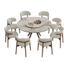Modern Sintered Stone Dining Table Set With Chairs