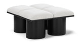 Pavilion - 4 Piece Modular Bench With Black Base