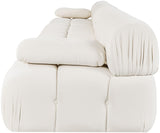 Orin - Velvet 5 Piece Modular Armless Sofa