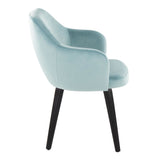 Buena - Dining Chair (Set of 2) - Black Wood Legs