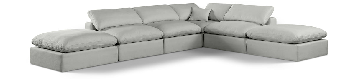 Comfy - 6 Piece Linen Modular Sectional