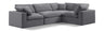 Comfy - 4 Piece Velvet Modular Sectional