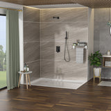 Dual Shower Head 10" Wall Mounted Square Shower System