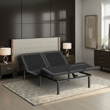 Quick Assembly Adjustable Bed Frame With Voice Activated Controls
