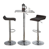 Ale - Square Bar Set - Chrome Metal