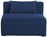 Cube - Linen Armless Chair
