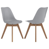 Elegant Padded Side Chair (Set Of 2)