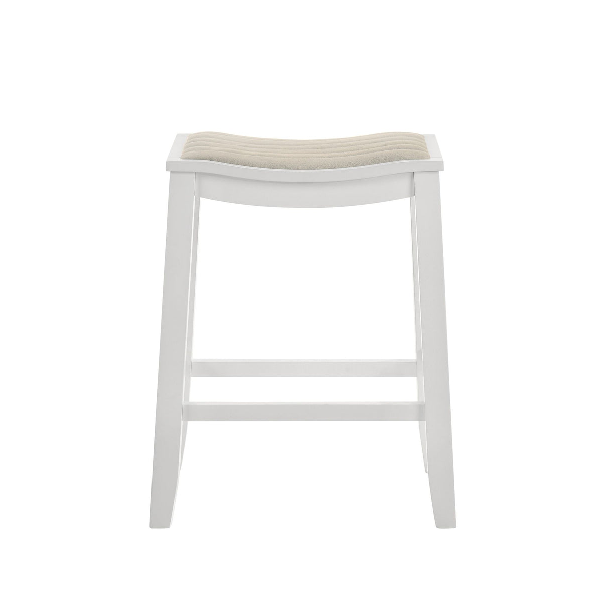 Iyani - Coastal Modern Wood Counter Height Kitchen Bar Stool