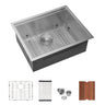 Laundry Workstation Undermount Utility Sink, Deep Single Bowl
