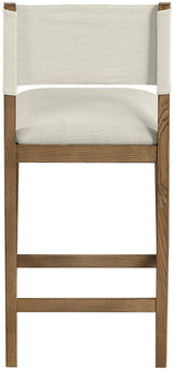 Avon - Linen Textured Performance Fabric Counter Stool