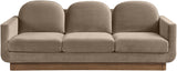 Diviento - Velvet Performance Fabric Upholstered Sofa