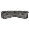 Power Motion Reclining Sectional Set With Console