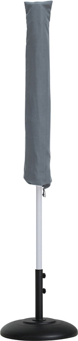 Amalfi - Patio Umbrella - Black Base / White Pole