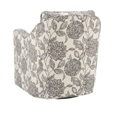 Wide Seat Arm Chair With 360 Degree Rotation