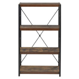 Bob - Bookshelf - Weathered Oak & Black