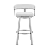 Cohen - Brushed Stainless Steel Swivel Bar Stool