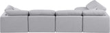 Indulge - Linen 5 Piece Modular Sectional